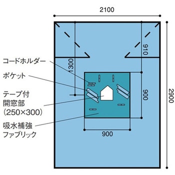 ラパコレ用ドレープ 1セット 9枚入 - 日昭産業