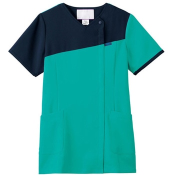 レディスジップスクラブ(R) エムグリーン×ダークネイビー フォーク