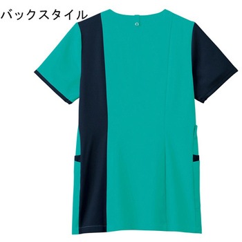 レディスジップスクラブ(R) エムグリーン×ダークネイビー フォーク