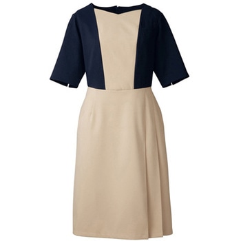 ワンピース ダークネイビー×エクルベージュ 3021SC-10シリーズ フォーク