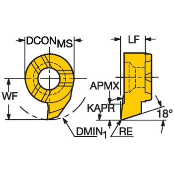 高精度内径工具CoroCut(R)MB 旋削加工用超硬ヘッド サンドビック