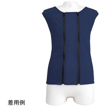 寝姿誘導ビーズクッション ソクガイベスト 紺 龍野コルク工業