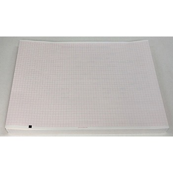 心電図記録紙 幅210mm×長60m/折300mm 折り畳み型・方眼線有 5冊入 CPシリーズ ちばら