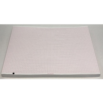 心電図記録紙 幅210mm×長60m/折300mm 折り畳み型・方眼線有 5冊入 CPシリーズ ちばら