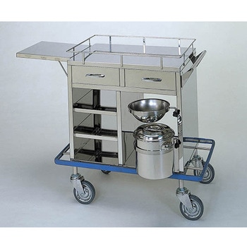 繃帯交換車 枠付き 柏ステンレス工業