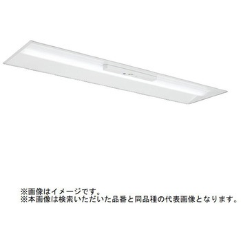 LEDライトユニット形ベースライト Myシリーズ 非常用照明器具 電源別置形 40形 埋込形 300幅 グレアカット[AB](省電力)タイプ 【受注生産品】 三菱電機