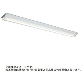 LEDライトユニット形ベースライト Myシリーズ 工場・倉庫用クリーンルーム向 40形 直付形 逆富士タイプ 150幅 グレアカット[ABタイプ](省電力タイプ) 【受注生産品】 三菱電機