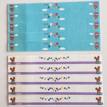 くまのがっこう おまかせお名前タグ ジャッキーズホリデイ柄 - ゆにねーむ