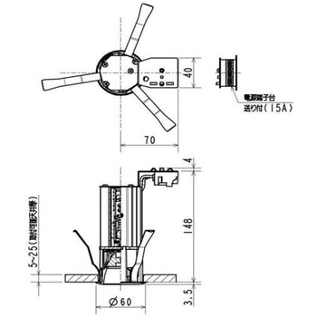 ベースダウンライト 一体形 小口径シリーズ Φ55 深枠鏡面コーン 【受注生産品】 三菱電機
