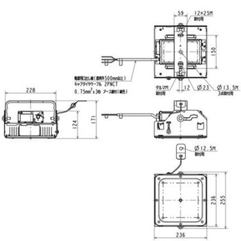 高天井用ベースライト GTシリーズ 産業用 電源一体型 軒下(防雨・防湿・耐塵・防噴流形・軒下用) 【受注生産品】 三菱電機
