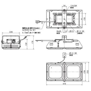 高天井用ベースライト GTシリーズ 一般形 電源一体型 耐油煙・高温(耐塵・防噴流形・軒下用)【受注生産品】 三菱電機