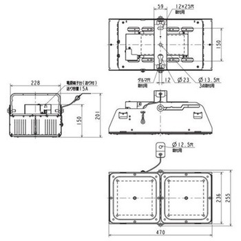 高天井用ベースライト GTシリーズ 一般形 電源一体型 SGモデル 【受注生産品】 三菱電機