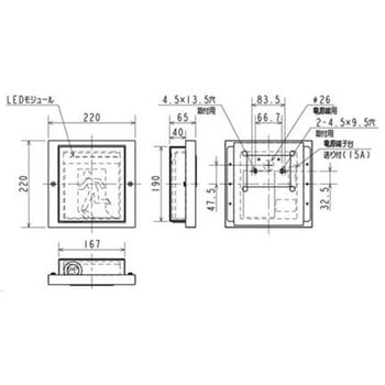 LED照明器具 ルクセントLEDsシリーズ 防雨・防湿形/クリーンルーム用  壁直付形 【受注生産品】 三菱電機