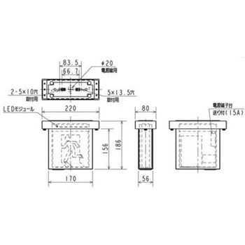 LED照明器具 ルクセントLEDsシリーズ 防雨・防湿形  天井直付形・吊下兼用形 【受注生産品】 - 三菱電機