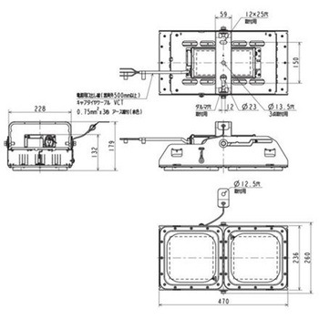 高天井用ベースライト GTシリーズ 産業用 電源一体型 耐硫化・耐油煙・重耐塩(防湿・耐塵・防噴流形) 【受注生産品】 - 三菱電機