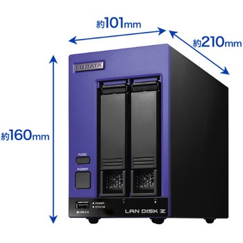 第12世代インテルCore i3搭載 2ドライブNAS 16TB - I ・O DATA(アイ・オー・データ)