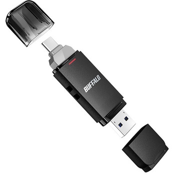 USB3.2G2 C/A 中低速スティックSSD 1TB ブラック BUFFALO(バッファロー)
