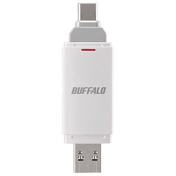 USB3.2G2 C/A 中低速スティックSSD 1TB ホワイト BUFFALO(バッファロー)
