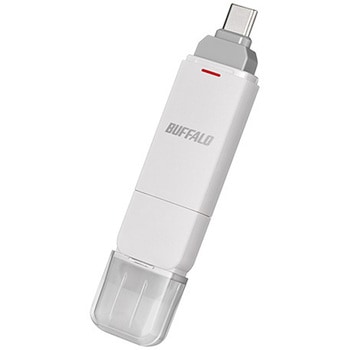 USB3.2G2 C/A 中低速スティックSSD 1TB ホワイト BUFFALO(バッファロー)