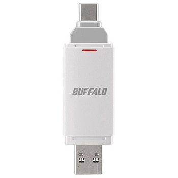 USB3.2G2 C/A 中低速スティックSSD 2TB ホワイト BUFFALO(バッファロー)