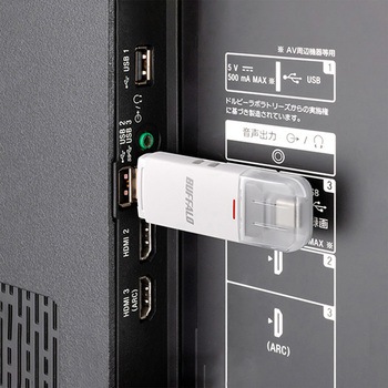 USB3.2G2 C/A 中低速スティックSSD 2TB ホワイト BUFFALO(バッファロー)