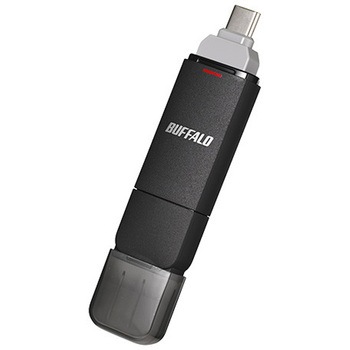 USB3.2G2 C/A 中低速スティックSSD 500GB ブラック - BUFFALO(バッファロー)