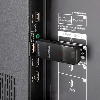 USB3.2G2 C/A 高速帯スティックSSD 250GB ブラック BUFFALO(バッファロー)