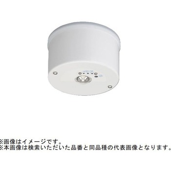 LED非常用照明器具 電池内蔵形 リモコン自己点検機能タイプ HACCP向け(防噴逆形・防雨形) 直付形 低天井用～3m 【受注生産品】 - 三菱電機