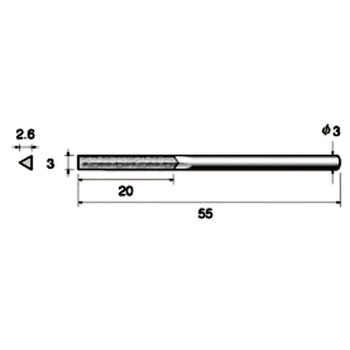 電着ダイヤモンドヤスリ NSK(ナカニシ)