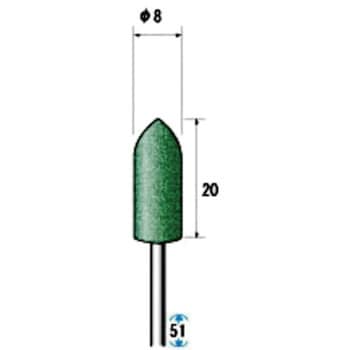 グリーンポリッシャーWA砥粒10本入 - NSK(ナカニシ)
