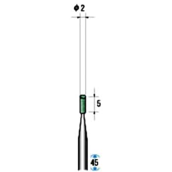グリーンポリッシャーWA砥粒10本入 - NSK(ナカニシ)