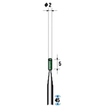 グリーンポリッシャーWA砥粒10本入 - NSK(ナカニシ)