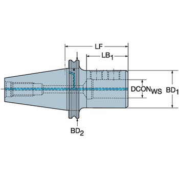 ISO 7388-1 ISO 9766アダプタ サンドビック