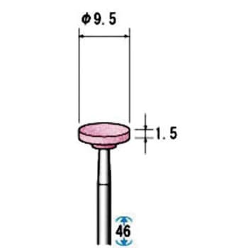 軸付砥石 10本入 NSK(ナカニシ)