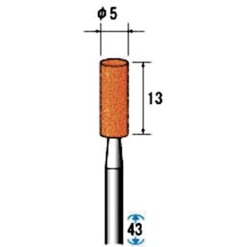 軸付砥石 10本入 NSK(ナカニシ)