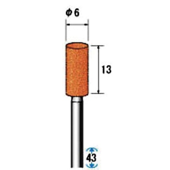 軸付砥石 10本入 NSK(ナカニシ)