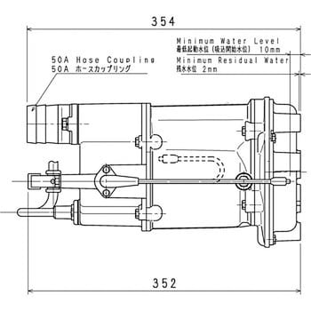 UEXK-40B 底水用自動水中ポンプ」UEXK形」 100V 1台 桜川 【通販サイト 