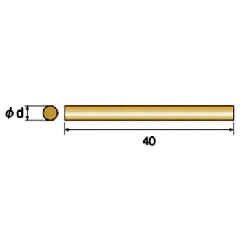 真鍮チップ 5本入 NSK(ナカニシ)