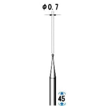 精密スチールカッター 12本入 NSK(ナカニシ)