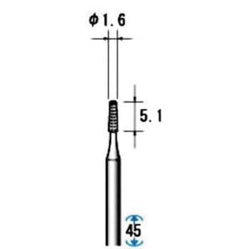 精密スチールカッター 12本入 NSK(ナカニシ)