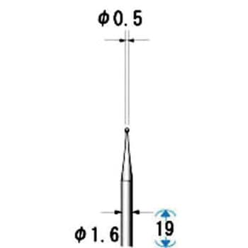 超硬カッター 5本入 NSK(ナカニシ)
