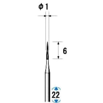 超硬カッター 5本入 NSK(ナカニシ)