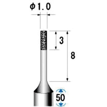 SP電着小径ダイヤモンドバー - NSK(ナカニシ)
