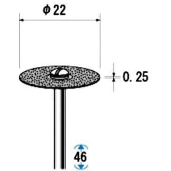 電着ダイヤモンドディスク 全面電着タイプ NSK(ナカニシ)