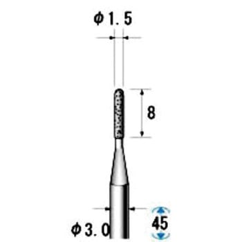電着ダイヤモンドバー NSK(ナカニシ)