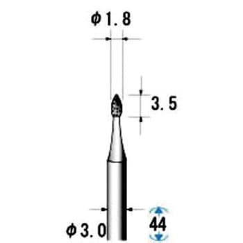 電着ダイヤモンドバー NSK(ナカニシ)