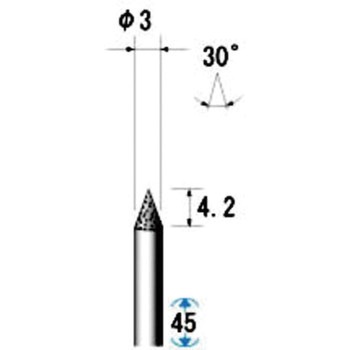 電着ダイヤモンドバー NSK(ナカニシ)