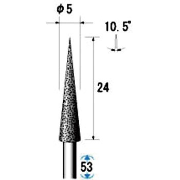 電着ダイヤモンドバー NSK(ナカニシ)