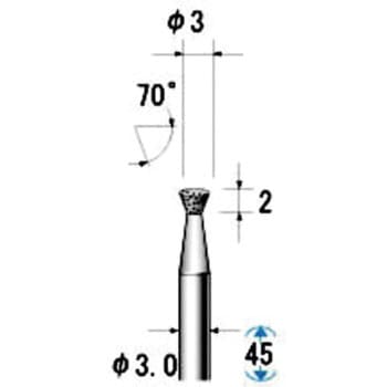 電着ダイヤモンドバー NSK(ナカニシ)