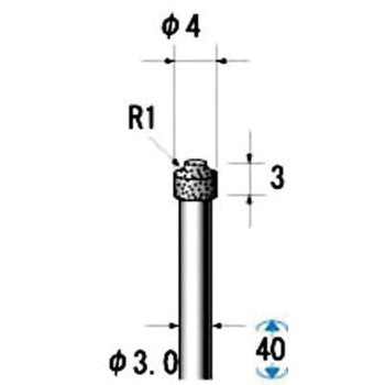 電着ダイヤモンドバー NSK(ナカニシ)